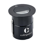 Collingwood GL019BKHM22 LED Half Moon Ground Light Black Finish Extra Warm White 2200K