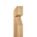 Collingwood BL01FOB27 LED Bollard Oak Wood Finish, Warm White (2700K)