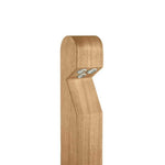 Collingwood BL03DIB30 LED Bollard Iroko Wood Finish, White (3000K)