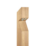 Collingwood BL03FOB27 LED Bollard Oak Wood Finish, Warm White (2700K)