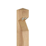 Collingwood BL03PIS40 LED Bollard Iroko Wood Finish, Cool White (4000K)