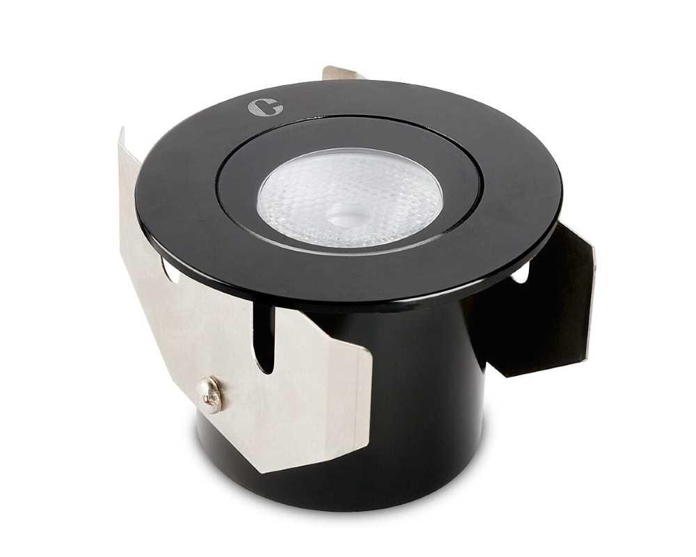 Collingwood GL016BMBX27 LED Ground Light Black Finish, Warm White (2700K)