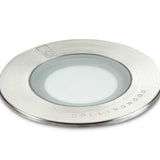 Collingwood GL016DC0F40 LED Ground Light Brushed Stainless Steel Finish, Cool White (4000K)