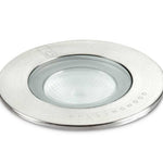 Collingwood GL016 F 27 LED Ground Light Brushed Stainless Steel Finish, Warm White (2700K)