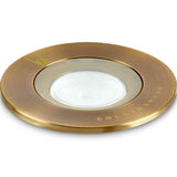 Collingwood GL016 F AB 27 LED Ground Light Brass Finish, Warm White (2700K)