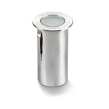 Collingwood GL019DMBL27 LED Ground Light Brushed Stainless Steel Finish, Warm White (2700K)