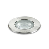 Collingwood GL019 F 27 LED Ground Light Brushed Stainless Steel Finish, Warm White (2700K)