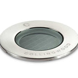 Collingwood GL019LGF27 LED Ground Light Brushed Stainless Steel Finish, Warm White (2700K)