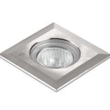 Collingwood GL019 SQ F BLUE LED Ground Light Brushed Stainless Steel Finish, Blue