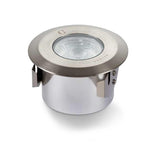 Collingwood GL038DWBM27 LED Ground Light Brushed Stainless Steel Finish, Warm White (2700K)