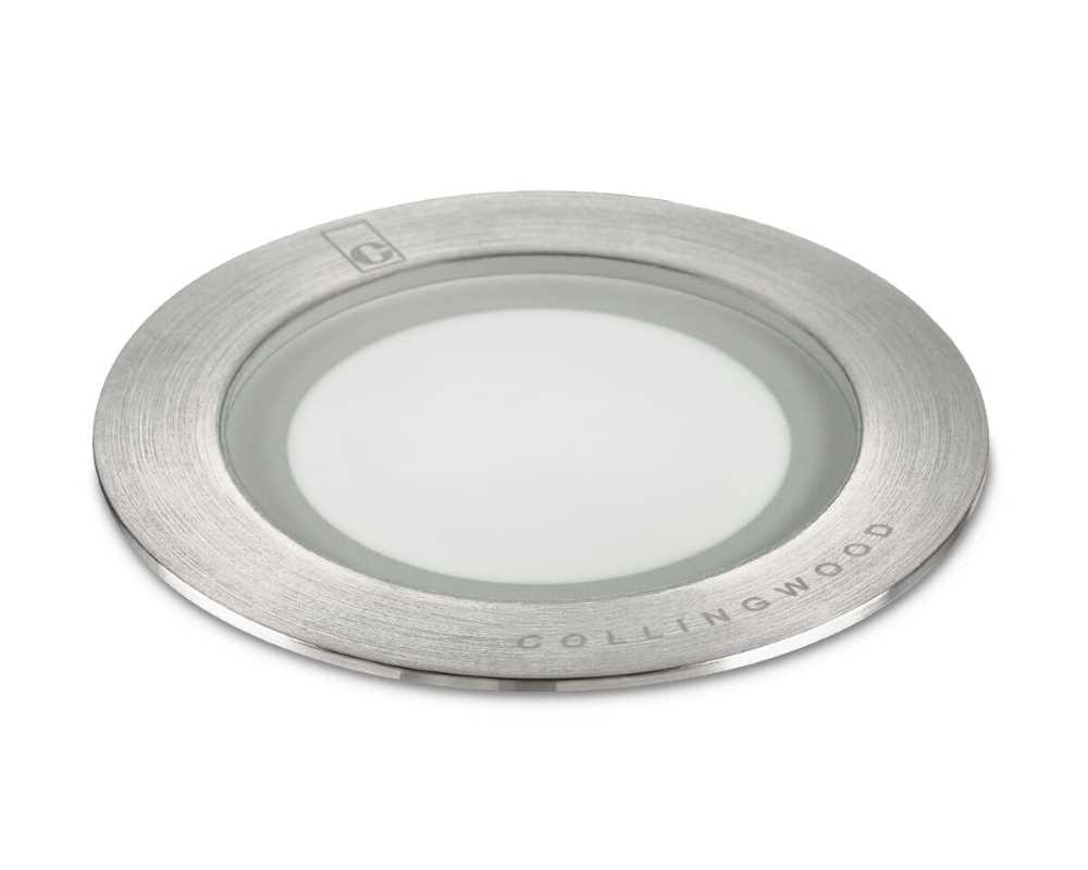 Collingwood GL050 NW LED Ground Light Brushed Stainless Steel Finish