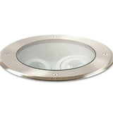 Collingwood GL08D24X30 LED Ground Light Brushed Stainless Steel Finish, White (3000K)