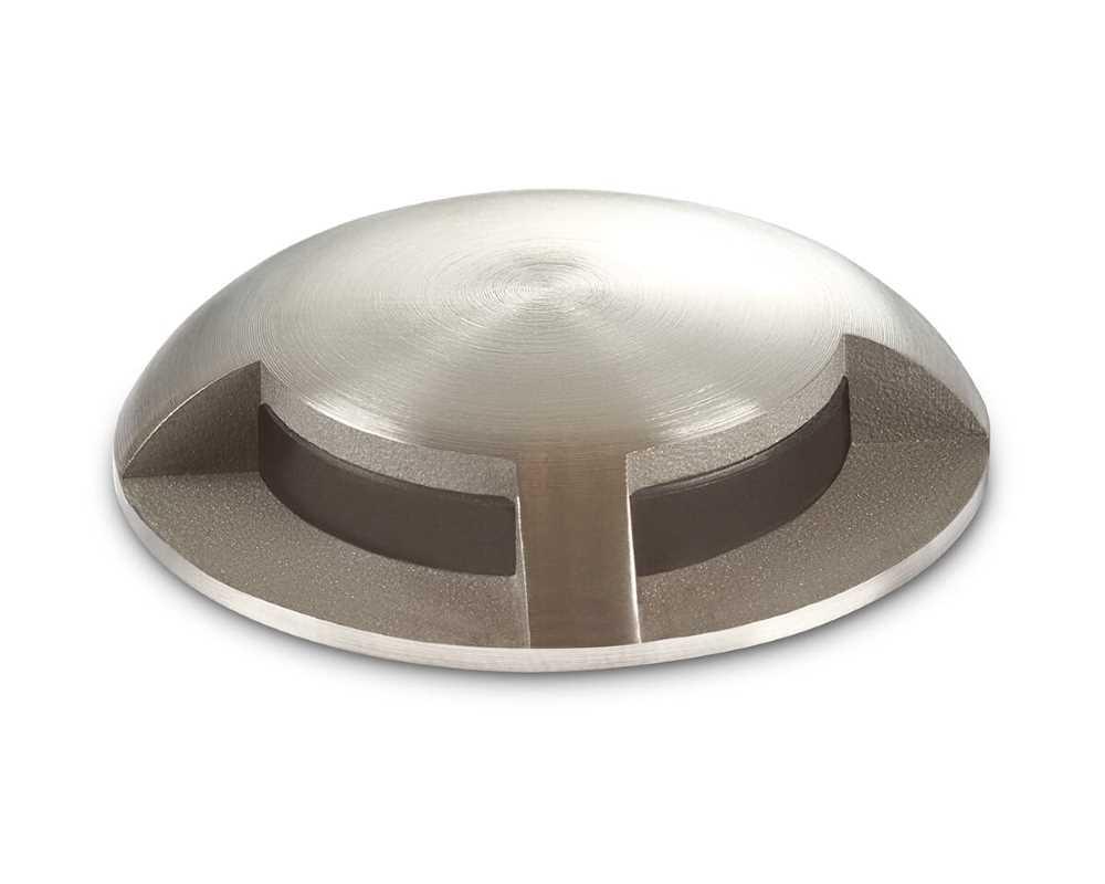 Collingwood GL100DX2127 LED Ground Light Brushed Stainless Steel Finish, Warm White (2700K)