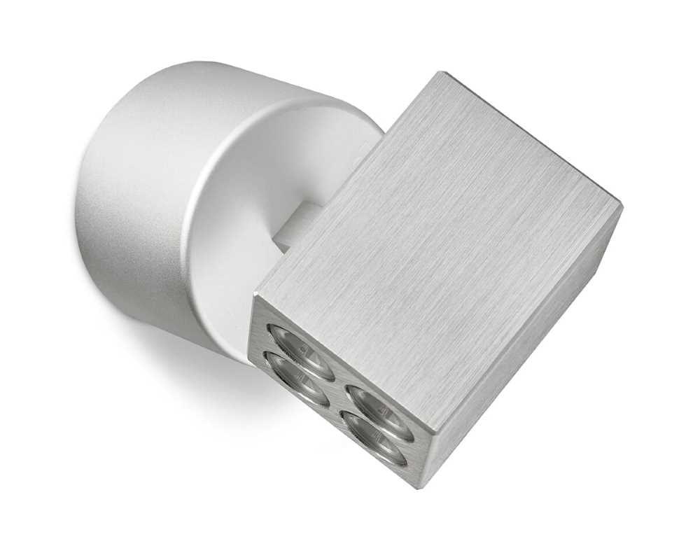 Collingwood MC040 WW LED Wall Light Brushed Stainless Steel Finish, White (3000K)