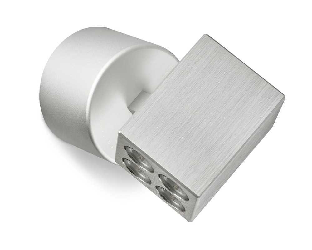 Collingwood MC050 NW LED Wall Light Brushed Stainless Steel Finish, Cool White (4000K)