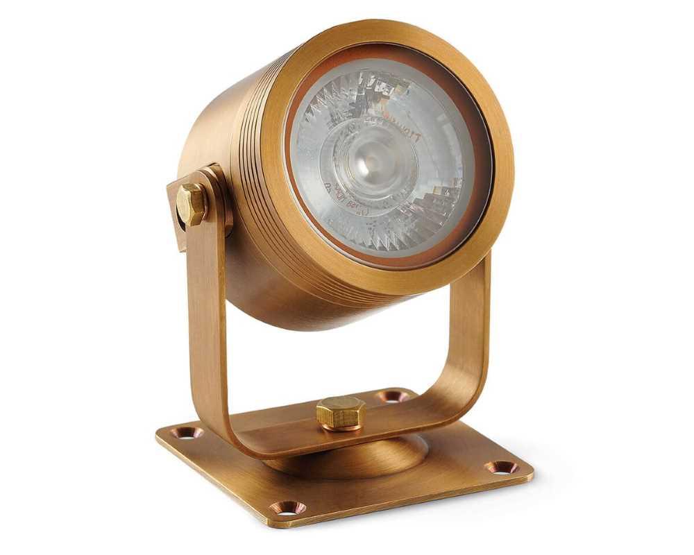 Collingwood UL030ANAX30 LED Pond Light Brass Finish, White (3000K)