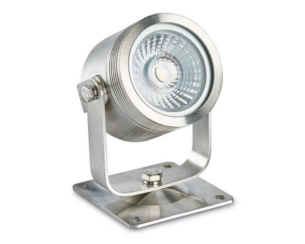 Collingwood UL030DNBX27 LED Pond Light Brushed Stainless Steel Finish, Warm White (2700K)