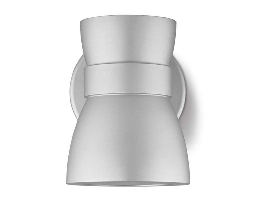 Collingwood WL075SNBM27 LED Wall Light Silver Finish, Warm White (2700K)