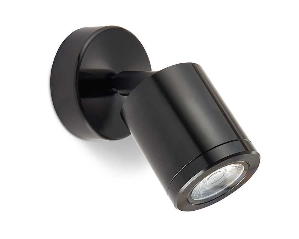 Collingwood WL220BWBM40 LED Wall Light Black Finish, Cool White (4000K)