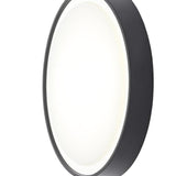 Forum Coast Ripon LED 310mm Round Flush Black