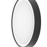 Forum Coast Ripon LED 310mm Round Flush Black