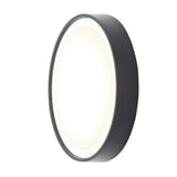 Forum Coast Ripon LED 270mm Round Flush Black