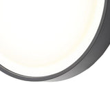 Forum Coast Ripon LED 270mm Round Flush Black