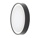 Forum Coast Ripon LED 270mm Round Flush Black