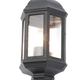 Forum Coast Athena Wall Lantern Black