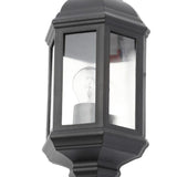 Forum Coast Athena Wall Lantern Black