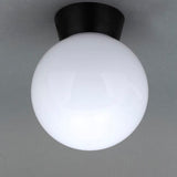 Forum Coast York E27 Globe Flush Black Opal