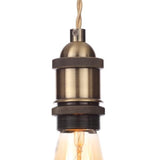 Forum Inlight Dale Cable Suspension Antique Copper Black Cable