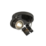 Forum Inlight Pedro Cylinder 2 Light Spot Black Chrome