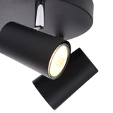 Forum Inlight Harvey Spot 3 Light Plate Black