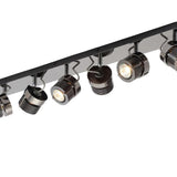 Forum Inlight Pedro 6 Light Spot Bar Black Chrome