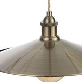 Forum INL-33819-ABRS Inlight Rigel Large Shallow Diner Shade