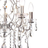 Forum Spa Pro Annalee Large 5 Light Chandelier Chrome