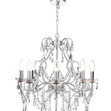 Forum Spa Pro Annalee 8 Light Chandelier Chrome