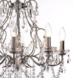 Forum Spa Pro Annalee 8 Light Chandelier Chrome