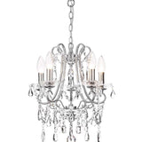 Forum Spa Pro Annalee 5 Light Chandelier Chrome