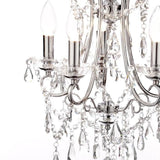 Forum Spa Pro Annalee 5 Light Chandelier Chrome