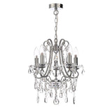 Forum Spa Pro Annalee 5 Light Chandelier Chrome