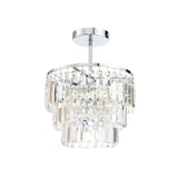 Forum Spa Belle Crystal Bars Semi Flush Chrome