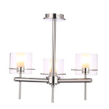 Forum Spa Gene Cylinder 3 Light Flush Chrome