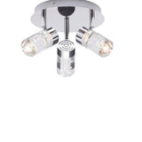 Forum Spa Felix Bubble 3 Light LED Plate Chrome