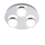 Forum Spa Amalfi 3 Plate LED Flush Chrome