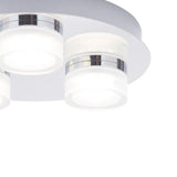 Forum Spa Amalfi 3 Plate LED Flush Chrome