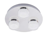 Forum Spa Amalfi 3 Plate LED Flush Chrome