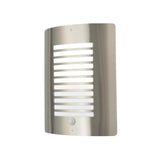 Forum Zinc Sigma Pan Slat Wall Light PIR Stainless Steel