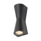 Forum Coast Skye Double Cone GU10 2 Light Wall Light Black